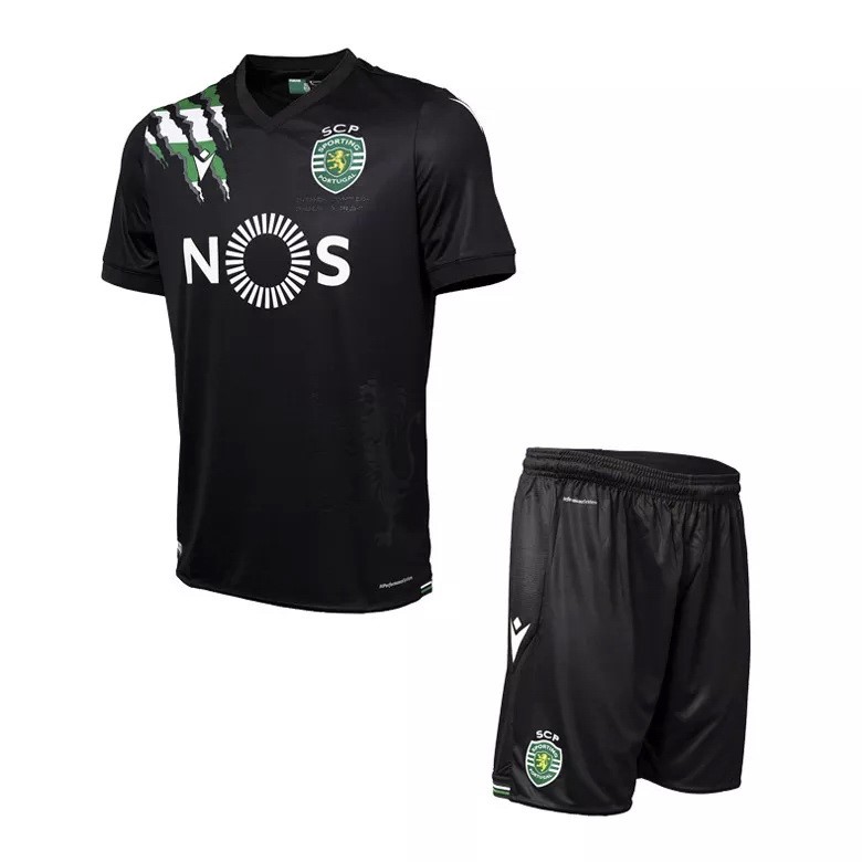 Camiseta Lisboa 2ª Kit Niños 2020 2021 Negro